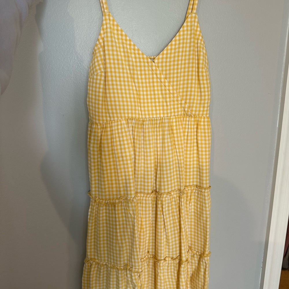 Yellow Gingham Sundress